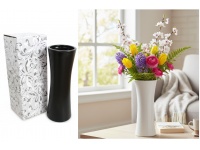 Wazon ceramiczny GŁADKI 23x8 cm MIX KOLOR