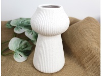 Wazon ceramiczny NORDYCKI 19x11 cm BIAŁY