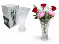 Wazon szklany 23x13 cm KWIATY