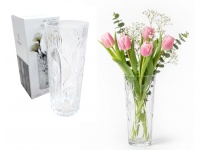 Wazon szklany tuba 24x10 cm TULIPANY