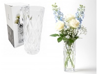 Wazon szklany tuba 24x10 cm ROMBY