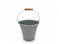 Wiadro okrągłe 7L plastikowe z metalowym pałąkiem