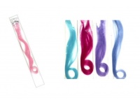 Włosy syntetyczne z wsuwkami 38 cm - mix kolor