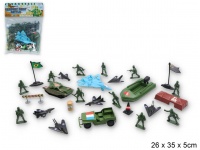 Wojsko w worku + plansza  około 30 el. 