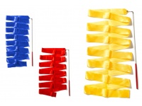 Wstążka artystyczna JEDNOKOLOROWA do tańca do ćwiczeń 4m