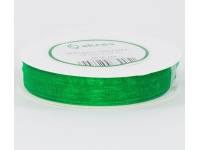 Wstążka organza ZIELONA 12mm x 22,75 m - 1 szt