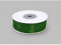 Wstążka organza ZIELONY 19 mm x 26m - 1 rolka 