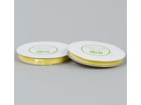 Wstążka organza ŻÓŁTY JASNY 6 mm x 22,75m - 1 rolka 