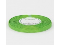 Wstążka rypsowa ZIELONA 6 mm x 22,75m - 1 rolka 