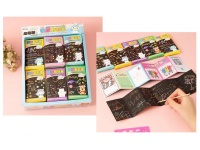 WYDRAPYWANKA mini w kartoniku 11x6,5x1 cm mix wzorów