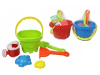 Zabawka do piasku WIADERKO z akcesoriami 6 el.18x13 cm