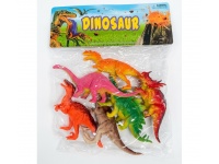 Zabawka, figurka DINOZAUR (1 szt ok. 14 cm)  kpl. 6 szt w folii
