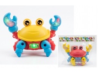 Zabawka interaktywna KRAB jeżdzący z światłem i dźwiękiem 18x12 cm mix kolor