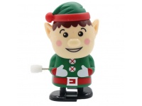 Zabawka nakręcana BOŻONARODZENIOWA - ELF 7 cm