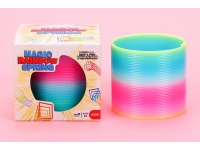 Zabawka SPRĘŻYNA, SPRĘŻYNKA tęczowa 7x7x7 cm