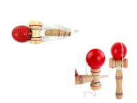 Zabawka zręcznościowa, drewniana KENDAMA 19x7 cm - mix kolor
