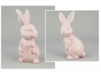 Zając stojący plastikowy 26x13 cm #01