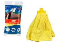 Zapas do mopa, mikrofibra  ŻÓŁTY 26 cm w folii (SPZ24)