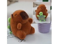 Zawieszka, brelok KAPIBARA wirujący żółw 12x10x9 cm