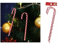 Zawieszka lizak, laska świąteczna 27x7 cm kpl 2 szt