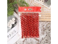 Zawieszki SOPLE 13,5x1 cm kpl. 12 szt CZERWONE