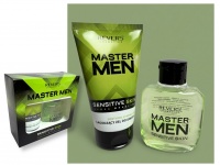Zestaw kosmetyczny MASTER MEN Sensitive Skin - żel do golenia 150ml + woda po goleniu 120 ml