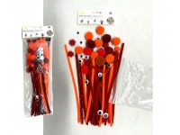 Zestaw kreatywny DRUCIKI 30 cm z pomponami i oczami