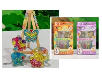 Zestaw kreatywny HANDMADE BRELOK z farbami do malowania w kartoniku 20x13x2,5 cm MIX KOLOR