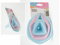 Zestaw lejków kpl. 3 szt śr. (12, 9,5, 6,5 cm)