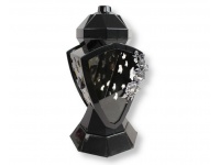 Znicz szklany Lampion XI WAZON MAK 38 cm złoty - 1 szt
