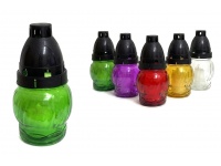Znicz szklany zalewany SD-1N 14 cm mix kolor - 1 szt