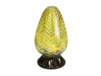 Znicz szklany ZPJ-13 Jajko holo TŁOCZONE 30 cm - 1 szt