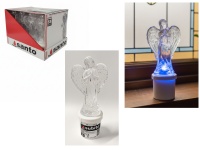 Znicz, wkład ANIOŁ transparentny NO.3 światło niebieskie - 1 szt