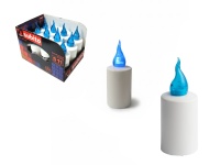 Znicz, wkład diodowy elektryczny świetlik SUBITO S11 - NIEBIESKI